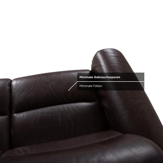 Panorama 2-Seater Sofa in Brown Leather from Stressless For Sale - Image 10 of 15