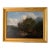Antique European Landscape Oil Painting of Peasants in a Landscape For Sale