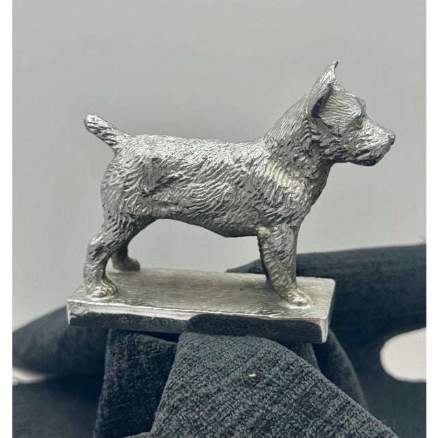 Metal Louis Lejeune Norwich Terrier Hood Ornament For Sale - Image 7 of 12