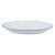Ceramic Early 20th Century Oval Serving Dish in White Porcelain with Blue Rim from Meissen, Germany For Sale - Image 7 of 7