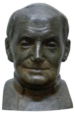 Large Bronze Head of Priest from James Bourlet & Sons LTD, 1840s