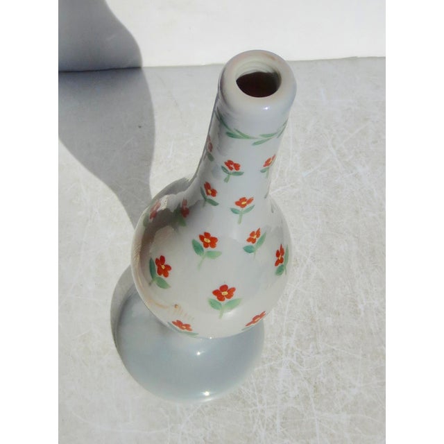 Gray Beykoz Turkey Opaline Glass Rosewater Sprinkler Vase 19th Century For Sale - Image 8 of 9