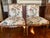 Pair of beautiful newly upholstered Designer upholstery chairs . Will go great in any style setting home
