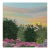 Morning Meadow Acrylic Painting Sunrise Landscape 8"x8" Original Signed Artwork For Sale