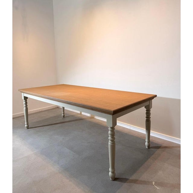 Rural Oak Dining Table For Sale - Image 6 of 6