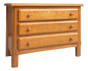 Large Vintage Chest of Drawers in Elm, 1970s
