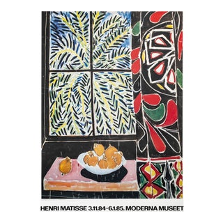 1984 Swedish Exhibition Poster, Moderna Musset, Henri Matisse For Sale