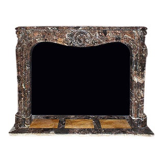 Antique Marble Mantel Louis XV Style For Sale