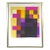 "Purple Yellow No.5" Abstract Geometric Artist Proof Giclée Print For Sale