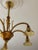 Murano Chandelier 5-Armed in Amber, 1970s For Sale - Image 4 of 7