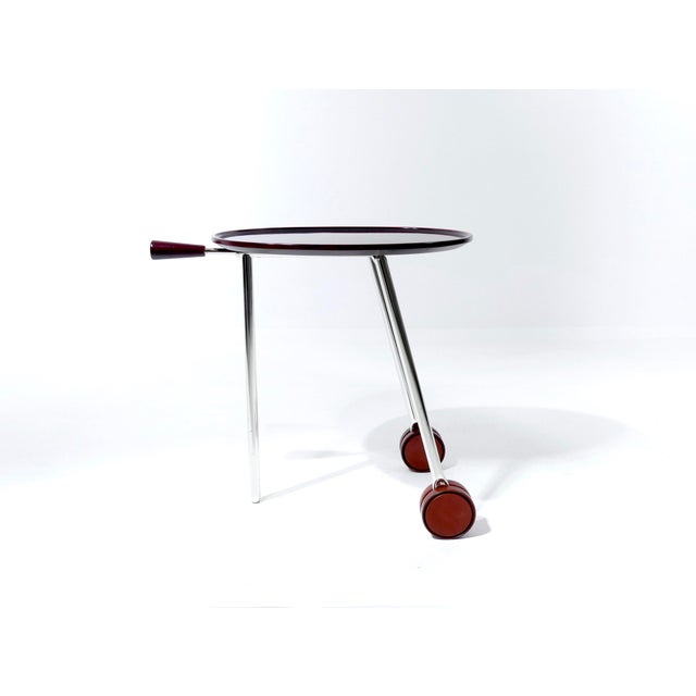 Italian Vintage Baisity Side Table by Antonio Citterio for B&B Italia, 1980 For Sale - Image 17 of 18