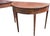 Hollywood Regency 1940s Pair of Williams Smith Demi Lune One Drawer Tables For Sale - Image 3 of 9