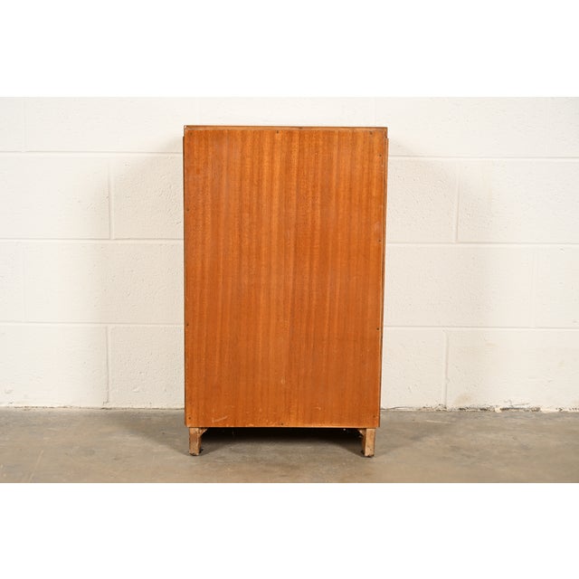 Donald Deskey Style Art Deco Burl Wood Nightstand, Circa 1930s For Sale - Image 17 of 18