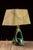 Mid-Century Modern Mid 20th Century Mid Century Modern Green Ceramic Teardrop Table Lamp For Sale - Image 3 of 9