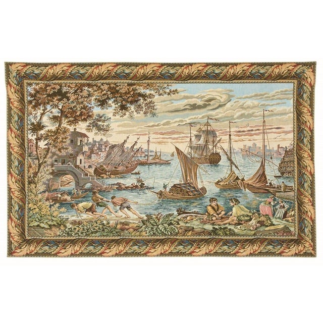 This tapestry is fully lined incorporating a sleeve along the top for hanging with a Hines hanging rod. Alternatively,...