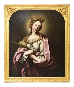 Religious Artist, Saint Catherine, 1600s, Oil on Canvas