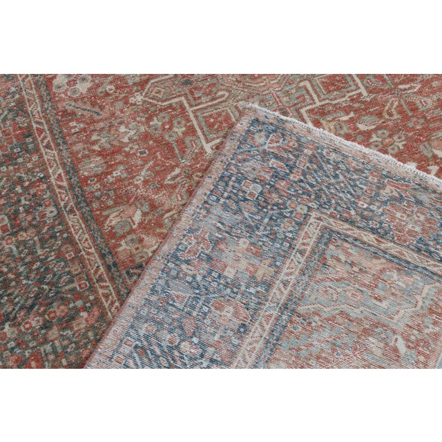 Antique Circa 1900 Karaja Hand Knotted Runner 4ft 6in X 12ft 6in For Sale - Image 11 of 11