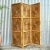 Vintage Costal Woven Rattan Folding Screen For Sale In West Palm - Image 6 of 6