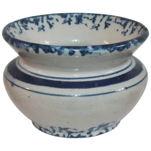 19th Century Sponge Ware Spittoon For Sale - Image 10 of 10