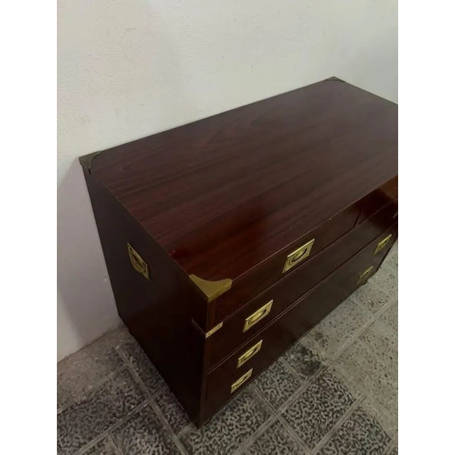 Chest of Drawers and Mirror, 1970s, Set of 2 For Sale - Image 7 of 10