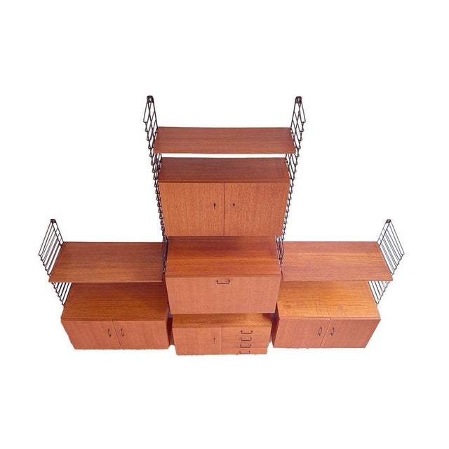 Vintage Teak Wall System by Musterring Modular Design, 1960s For Sale - Image 6 of 11