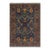 Blue Floral Sultani Wool Area Rug With Natural Dyes, 4'9" X 6'10" For Sale