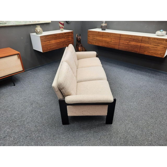 Mid-Century Sofa in Beech and Wool, 1960s For Sale - Image 6 of 12