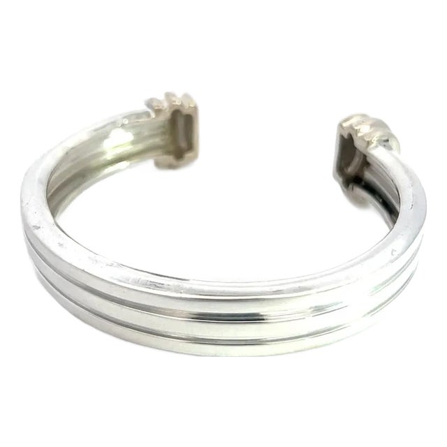 Tiffany & Co Estate Cuff Bracelet 6.5" Sterling Silver For Sale
