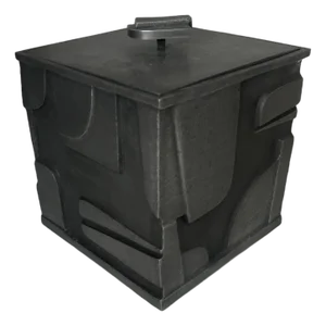 Jay Jeffers for Arteriors, Duchamp Ice Bucket, Brutalist Style