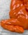 Sculpture Materials Vintage Hollywood Regency Large Orange Plaster Unicorn Sculpture For Sale - Image 7 of 10