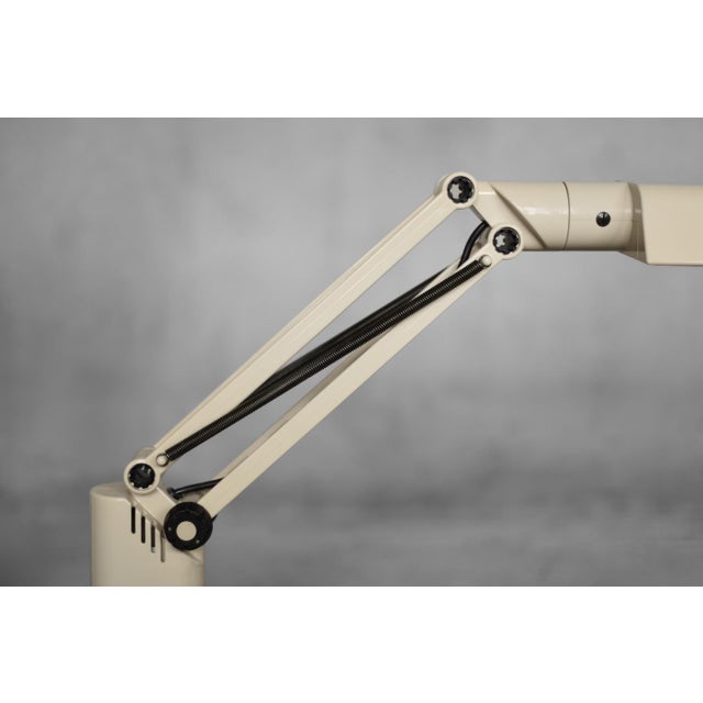 Vintage Scandianavian Beige Plastic Table Lamp by Tom Ahlström & Hans Ehrich for Fagerhults, 1975 For Sale - Image 16 of 17