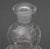 Transparent Pair of Modern Controlled Bubble Glass Decanters For Sale - Image 8 of 9
