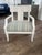 Coastal Michael Taylor Jansen White Marine Lacquer Arm Chairs, 2 Pieces, Attributed For Sale - Image 3 of 5