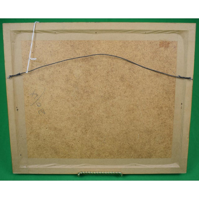 Art Sz: 6 3/4"H x 9 3/4"W Frame Sz: 13"H x 15 1/2"W Property from the Estate of Mary S.B. Braga