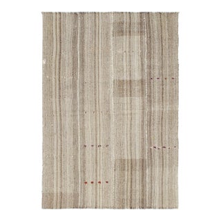 Vintage Decorative Turkish Kilim Rug - 4`3" X 6`3" For Sale