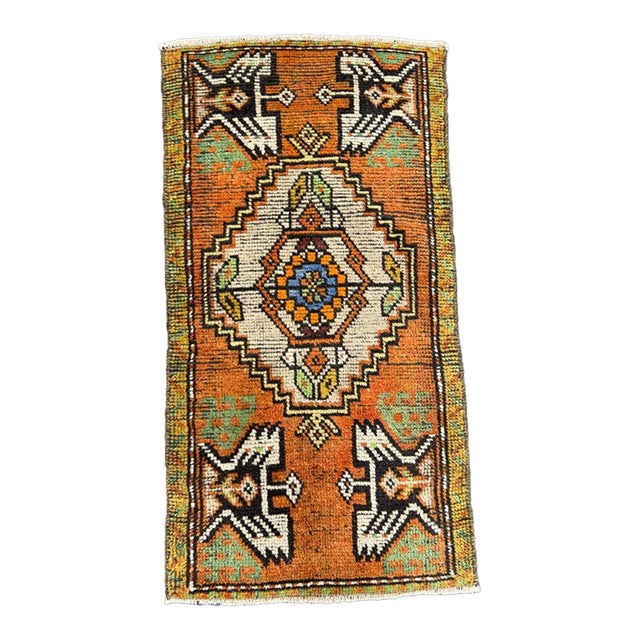 Turkish Yastik Rug 1'8" x 3'1" For Sale
