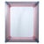 Venetian Rectangular Pink and Grey Murano Glass Mirror, 1970 For Sale - Image 13 of 13