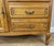 Gold Vintage Louis XIV French Oak Sideboard with Carved Cupboard For Sale - Image 8 of 15