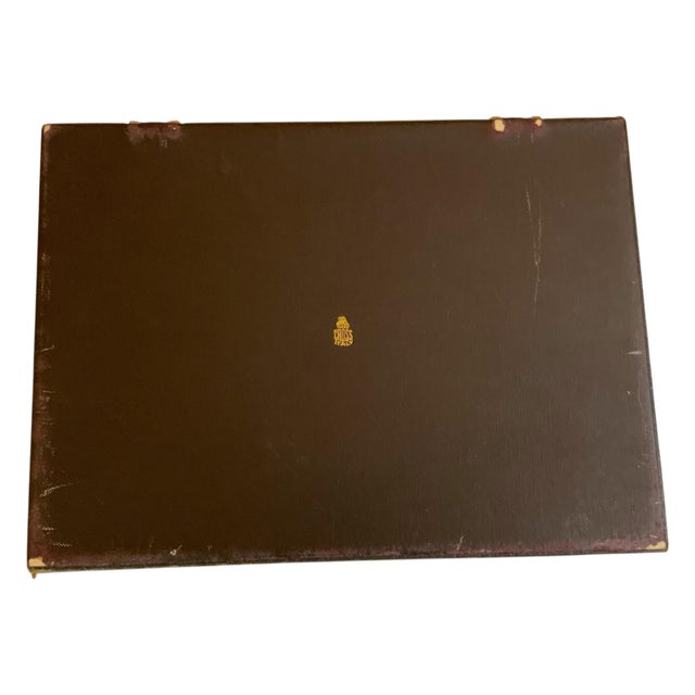 Vintage Mark Cross Brown Suede and Leather Jewelry Box, Italy For Sale - Image 12 of 12