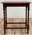 English Antique Pie Crust Top English Oak Barley Twist Side Table For Sale - Image 3 of 10