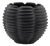 Ribbed Ceramic Bud Vase (Set of 2) For Sale