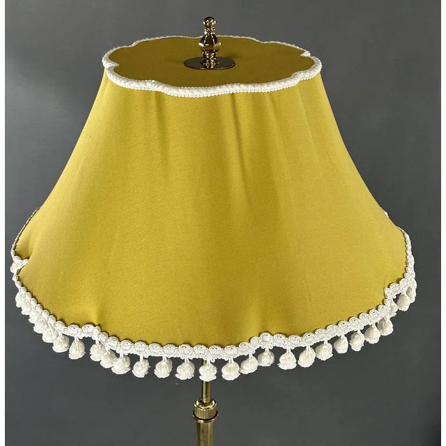 1930s Vintage Brass Floor Lamp, 1930s For Sale - Image 5 of 9