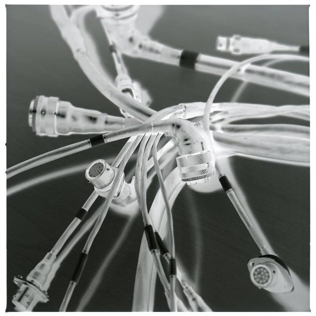 Paul Cooklin, Motorsport Wiring Loom Abstract III, Silver Gelatin Photograph, Limited Edition of 10 For Sale