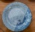 1990s Vintage Blue and White Scalloped Japanese Dishes Set of Three For Sale - Image 5 of 7