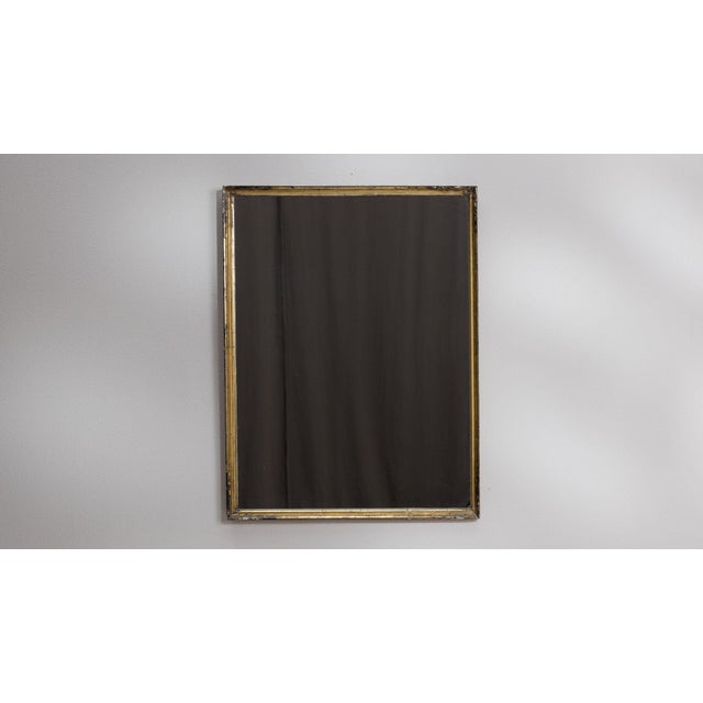 Wood 19th Century France Gold Wood Mirror For Sale - Image 7 of 10