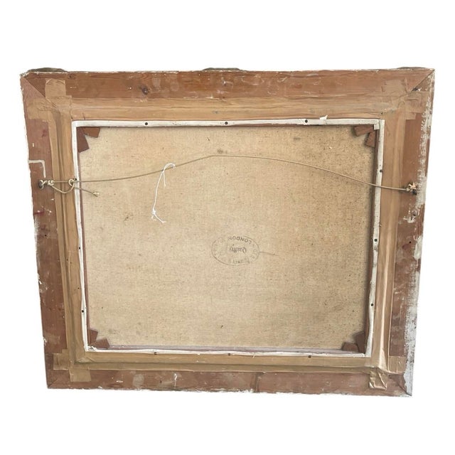 1990s Vintage Continental Floral Still Life Oil Painting – Ornate Baroque Style Frame For Sale - Image 5 of 12
