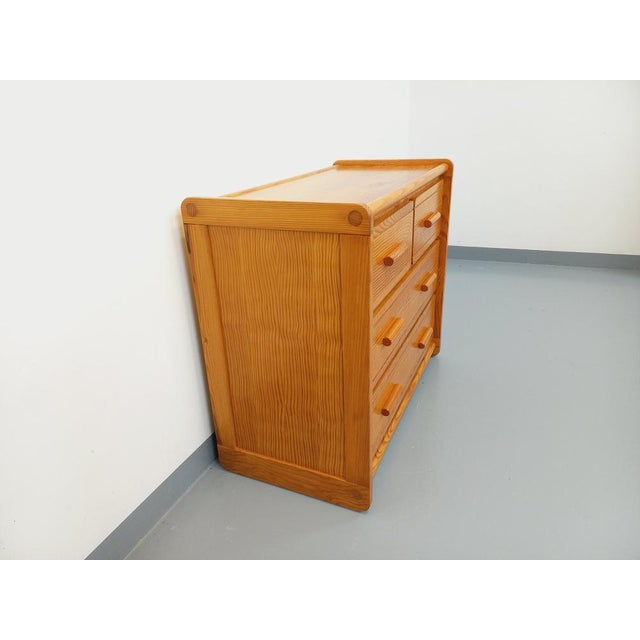 Vintage Gautier Pine Chest of Drawers, 1970s For Sale - Image 14 of 16