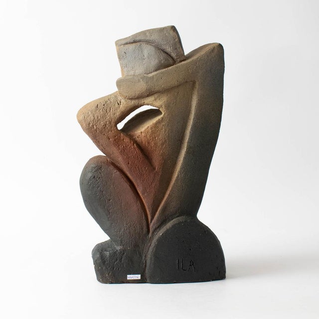 1980s Abstract Figure in Ceramic, 1980s For Sale - Image 5 of 10