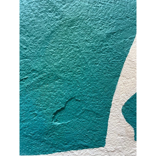 Contemporary 2025 "Isolata" Abstract Minimalist Painting on Canvas by r.k. Red For Sale - Image 3 of 3