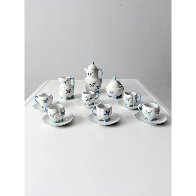 Antique German Miniature Tea Set - 15 Piece For Sale - Image 13 of 13